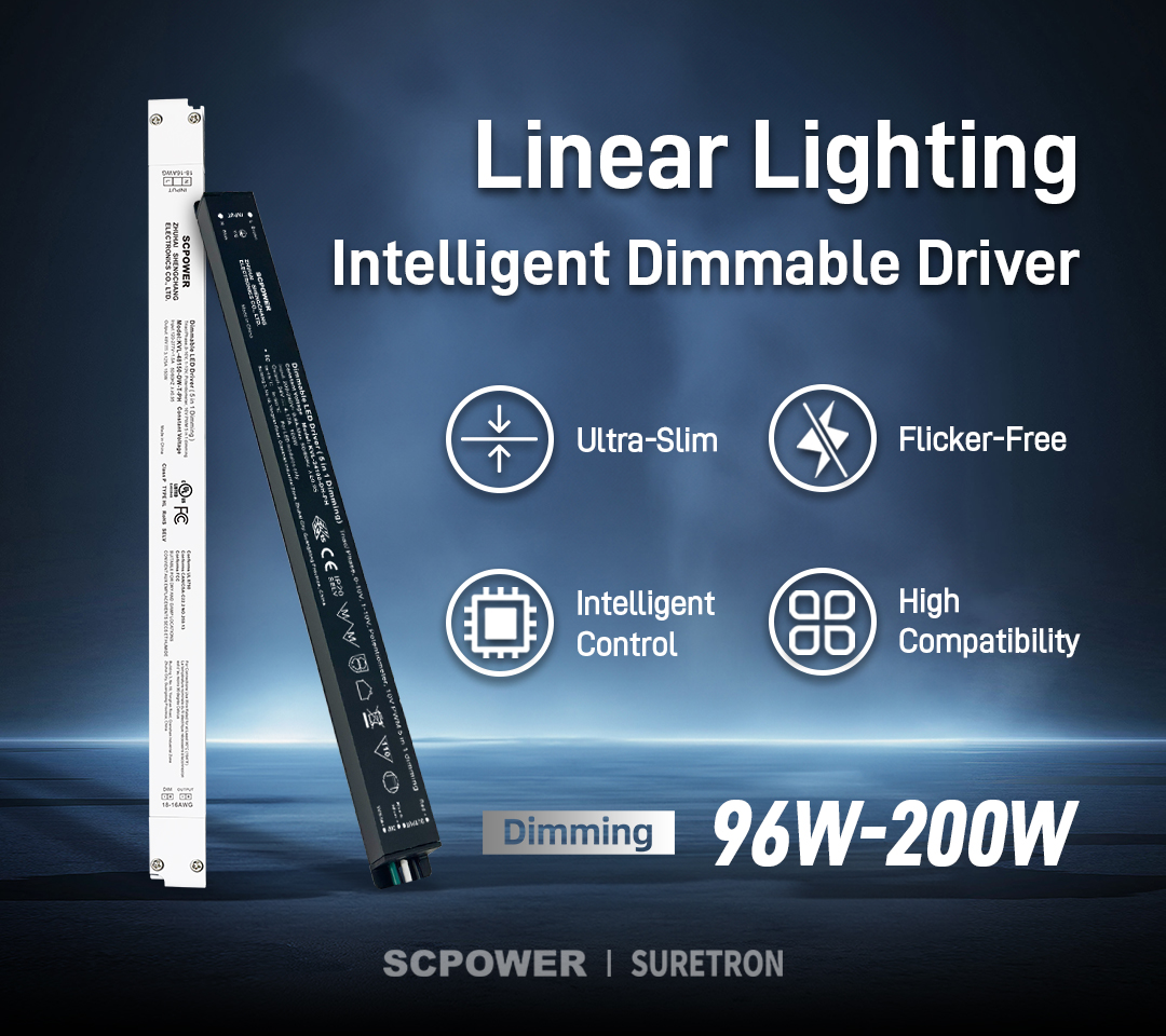Linear Lighting Intelligent Dimmable LED Driver-Suretron