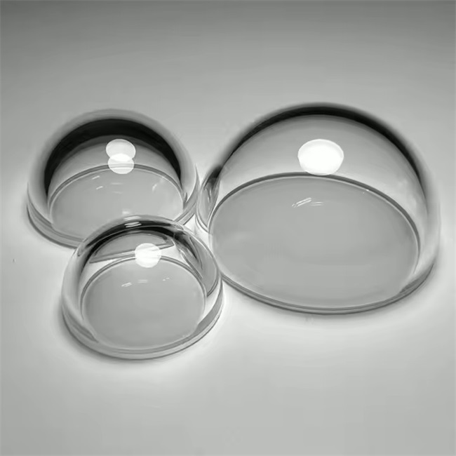 Fornecedor de tampa de esfera de vidro de quartzo com c&uacute;pula &oacute;ptica fundida