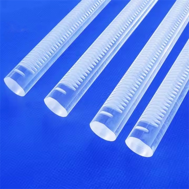 Varilla de cuarzo para fabricaci&oacute;n de semiconductores.
