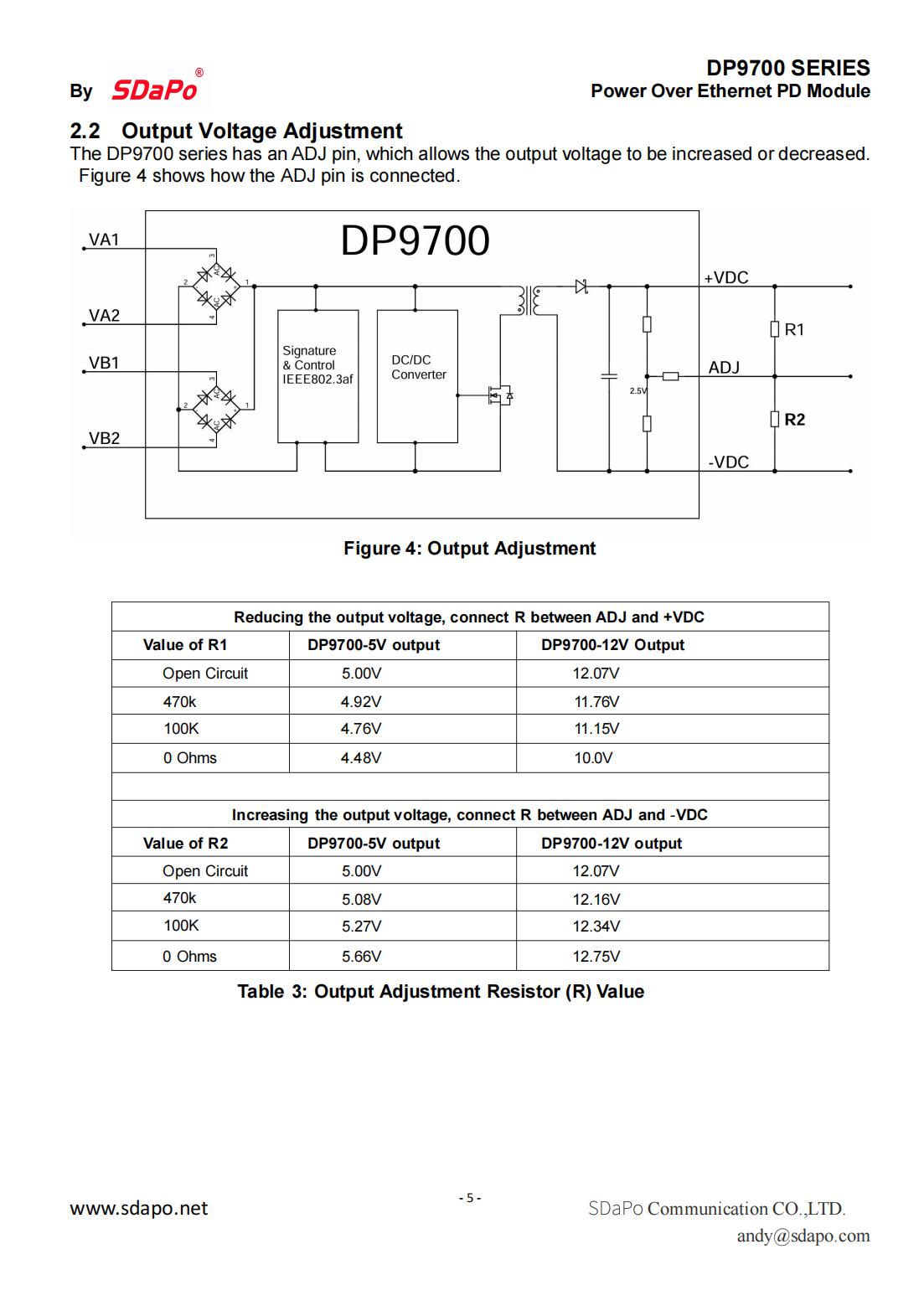 DP9700 Datasheet_05 DP9700 Veri Sayfası_05