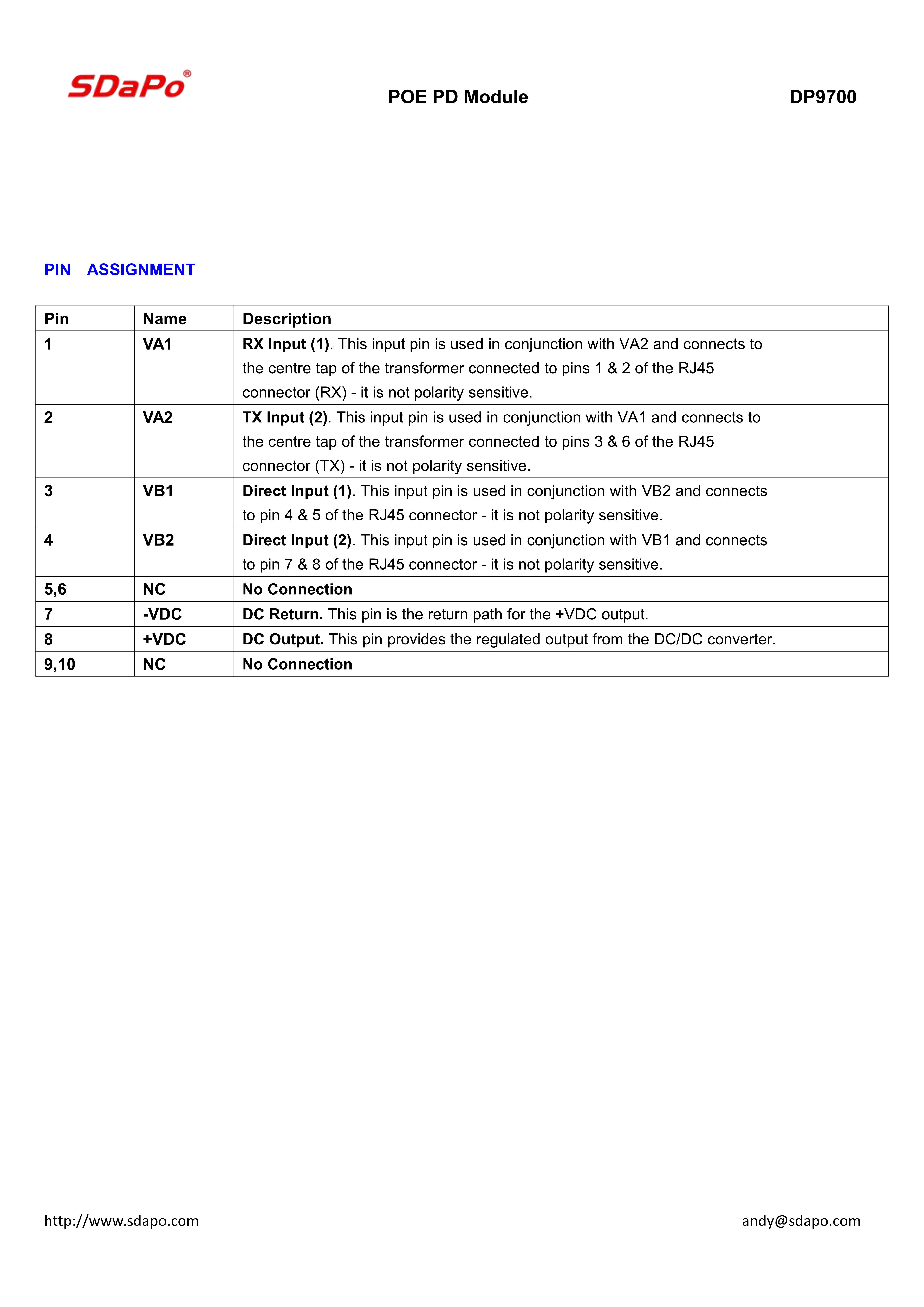 DP9700 AT 2BR_2 DP9700 AT 2BR_2