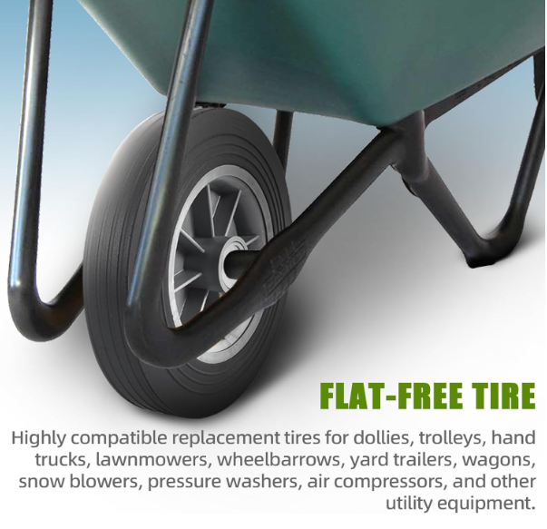 عجلة رغوة PU - وصف التطبيق. - عجلة عربة يدوية