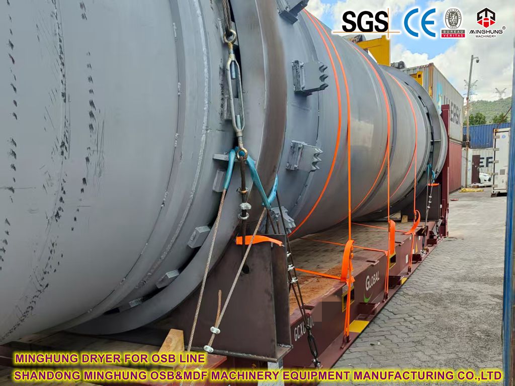 Барабанная сушылка MINGHUNG для вытворчасці ДСП OSB MDF
