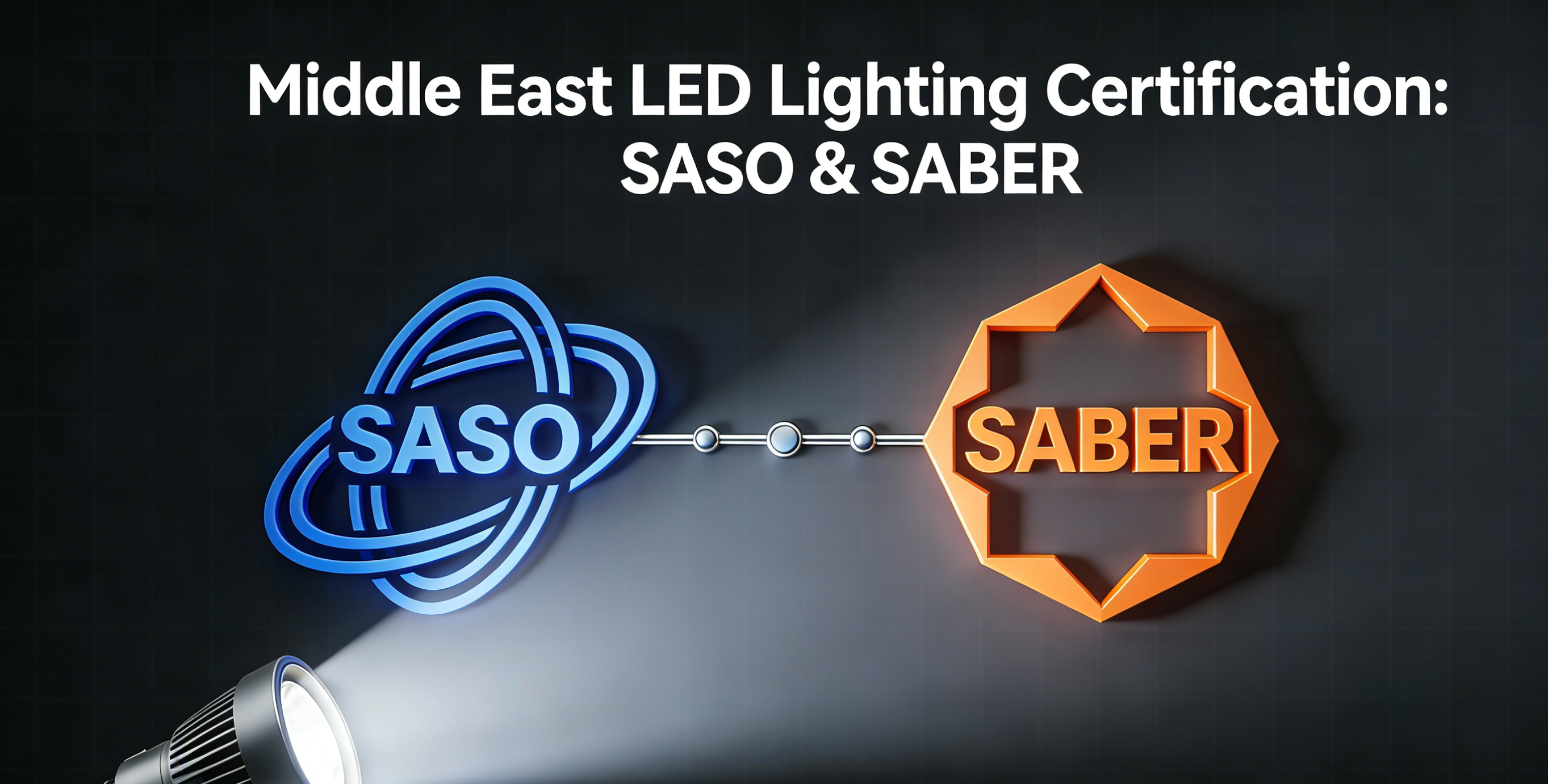 중동의 LED 조명 제품에는 SASO 및 SABRE 인증이 필요합니다.