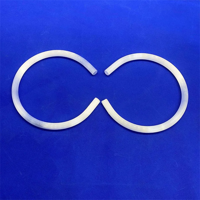 99,99 % milchig wei&szlig;es Quarzrohr