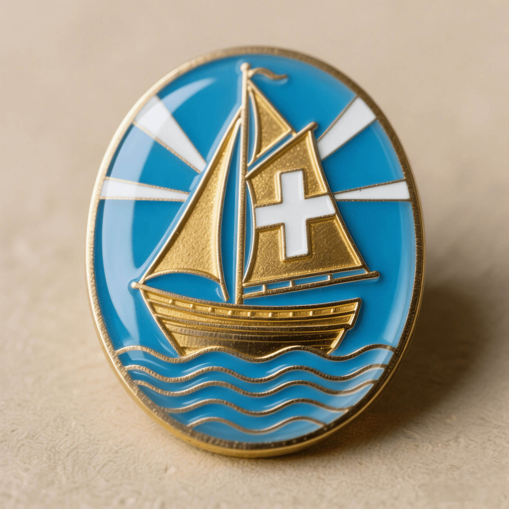 Transparent-pin