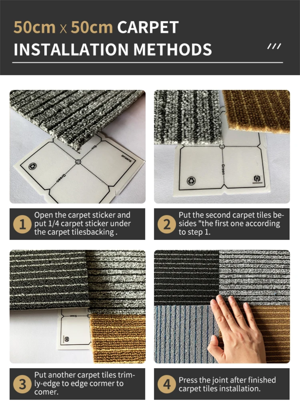 Pag-install ng Office Carpet Tile
