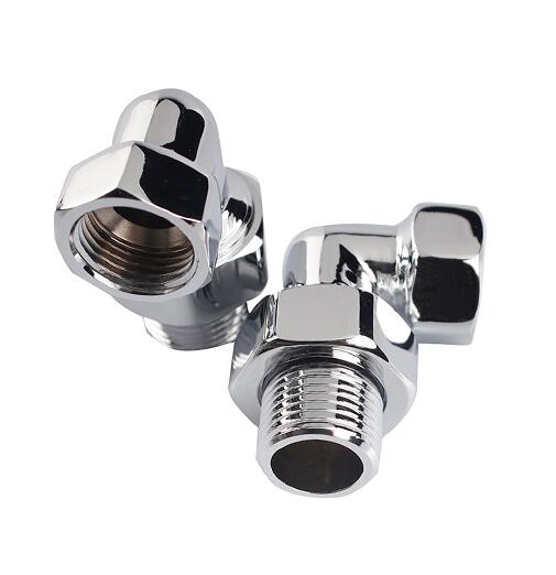 chrome elbow threaded union