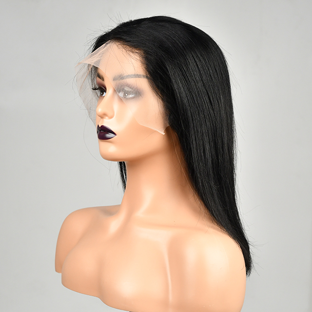 Μπομπ περούκα χωρίς κόλλα HD Lace Straight