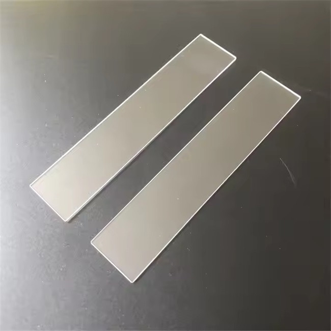 Custom fireplace observation window JGS1 JGS2 fused silica glass panel