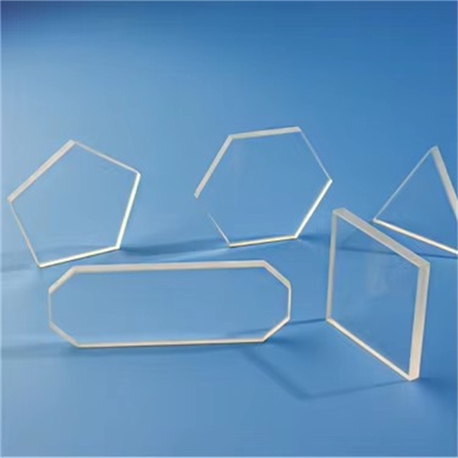 1-800 mm geformte optisch transparente Quarzplatte
