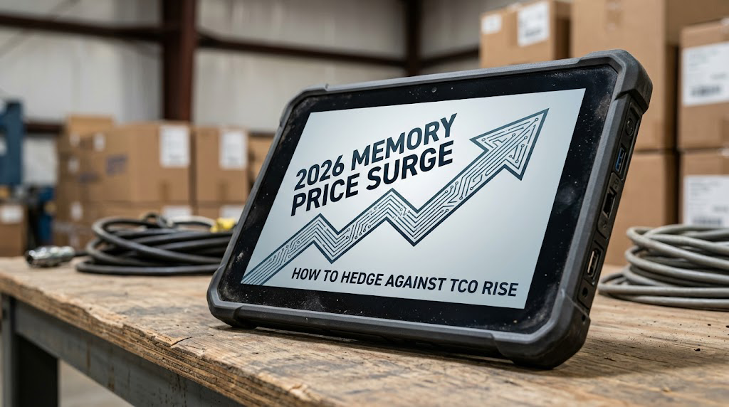 Wytrzymały tablet z certyfikatami Verizon i AT&T w środowisku magazynowym.