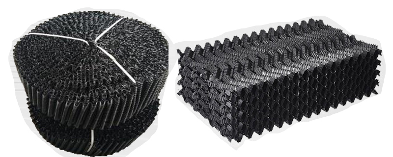 Ocan Rollo de PVC mate negro de tama&ntilde;o personalizado para torres de enfriamiento
