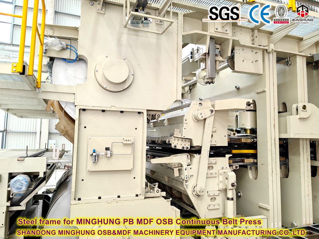 Стальная рама для Minghung MDF OSB непрерывный ремень.