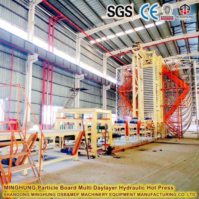 Дошка часціц Minghung Multi Daylayer Hydraulic Hot Press