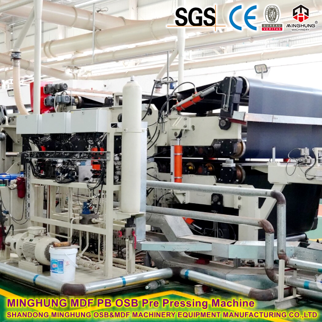Mesin Penekan Pra MDF PB OSB