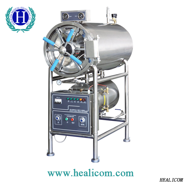 Esterilizador de autoclave de vapor horizontal médico HS-150C 150L para laboratorio de clínica hospitalaria