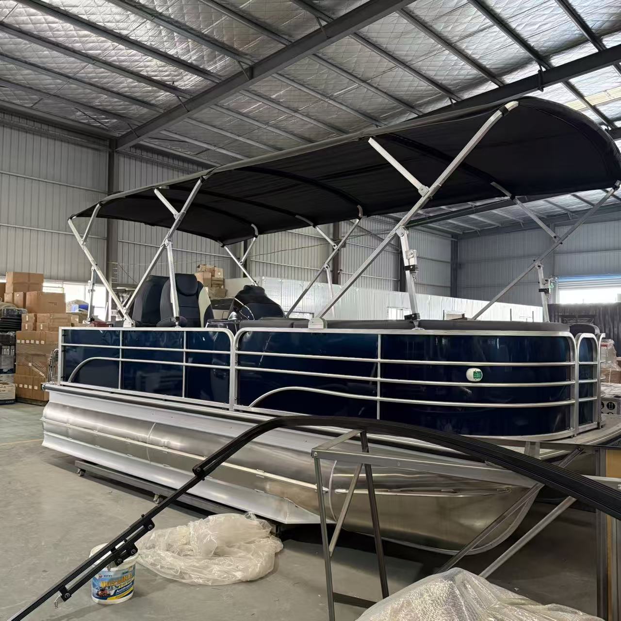 19ft Classic Pontoon na may mga upuan sa pangingisda4
