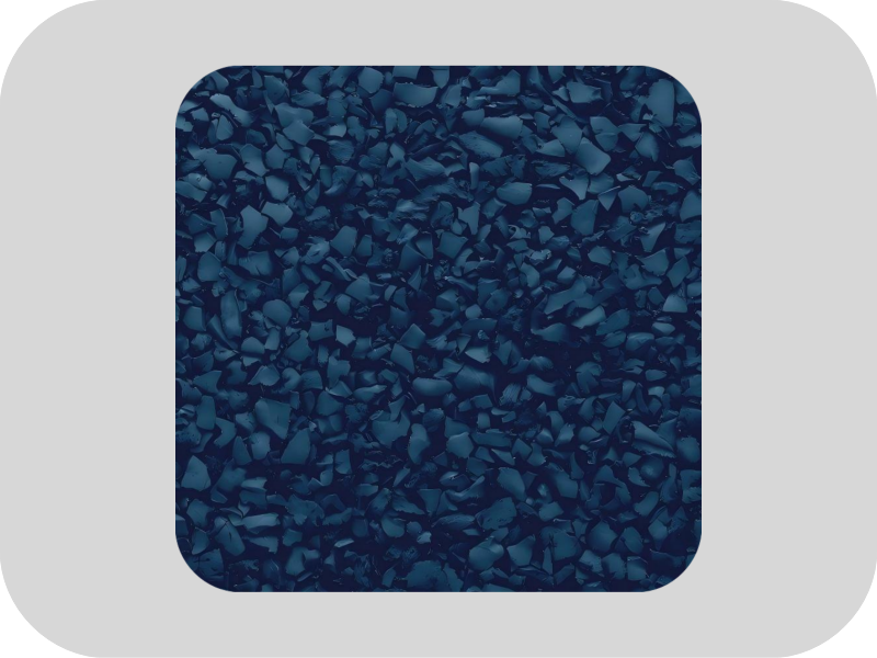 Granuli di gomma EPDM blu antiossidante