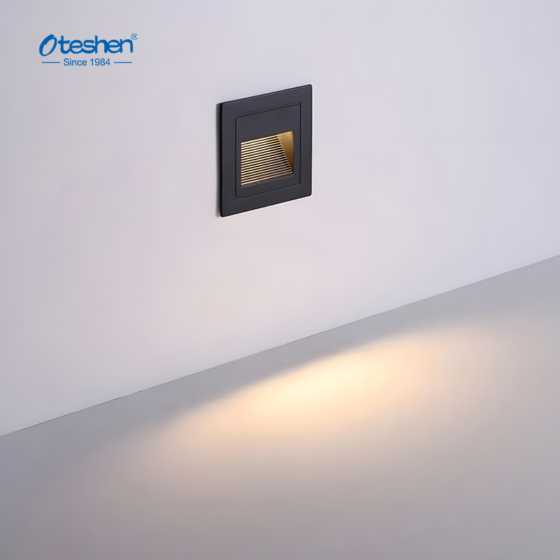 Lampu Langkah LED Tersembunyi Aluminium IP65 LBD70 Siri Penuh, Model Lengkap LBD7010-3 LBD7020-3 LBD7030-5 LBD7040-6 LBD7040-10, 3W/5W/6W/10W, Sudut Pancaran 75&deg;, Warna Waran Luar Ruangan, Hitam & Putih, 2 Tahun