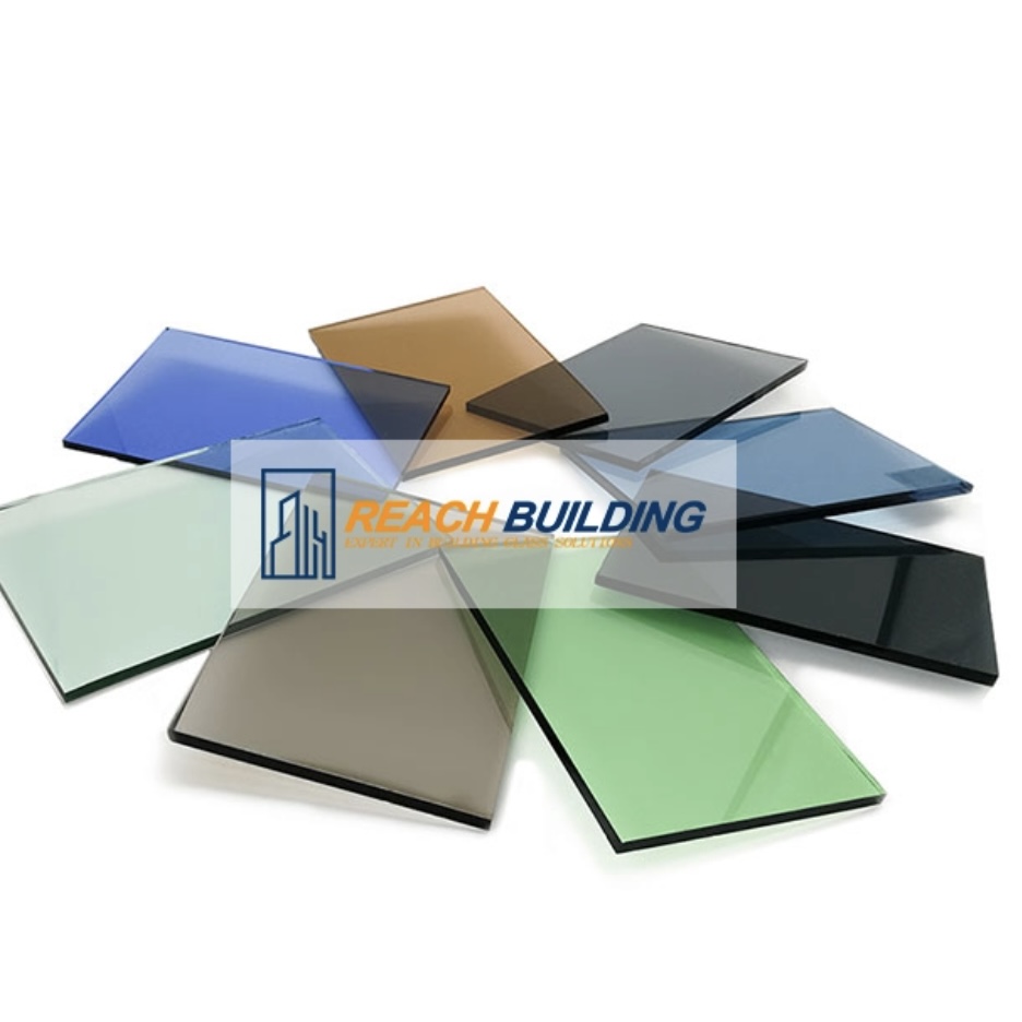 Tempered tinted glass processing