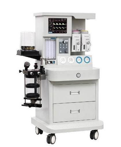(MS-600B) Anesthésie de machine d'anesthésie de station de vaporisateur d'écran de TFT double