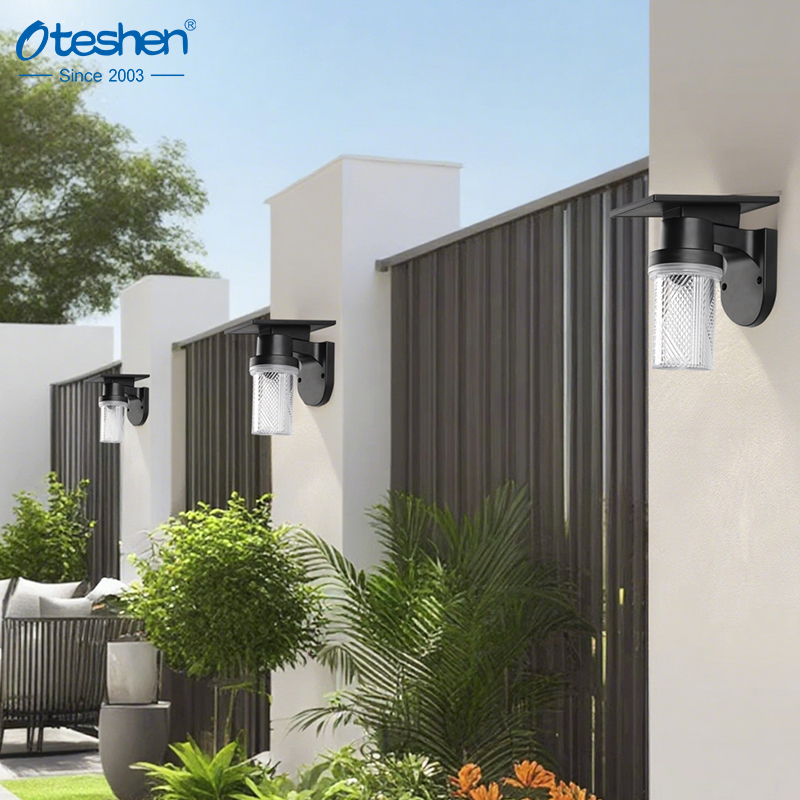 Oteshen SL1932DT diagonaly dokumasy LED g&uuml;n diwary &ccedil;yrasy, 0,9W teksturaly lampa IP54 uzakdan dolandyryl&yacute;an we 1800mAh batare&yacute;aly suw ge&ccedil;irme&yacute;&auml;n a&ccedil;yk bag diwar &ccedil;yrasy