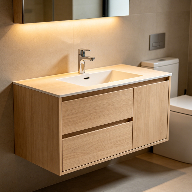 Lemari kamar mandi MDF