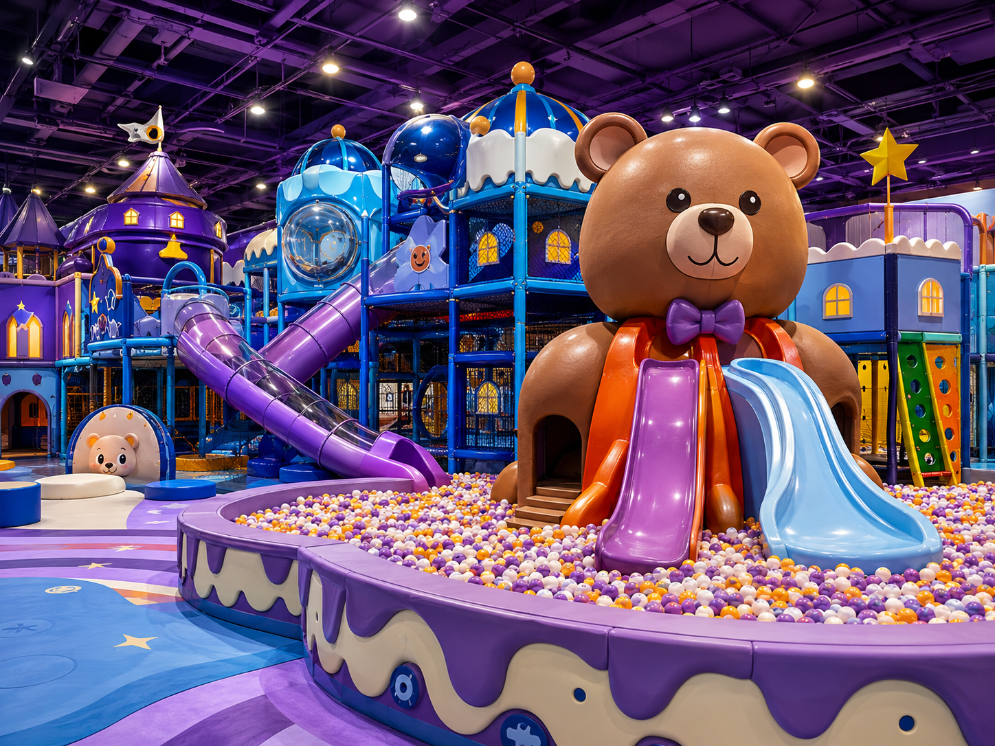 Attrezzature per parchi giochi indoor personalizzate a tema