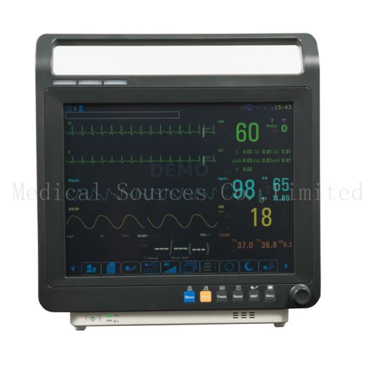 (MS-8800) Moniteur patient ICU multi-paramètres médical portable pas cher