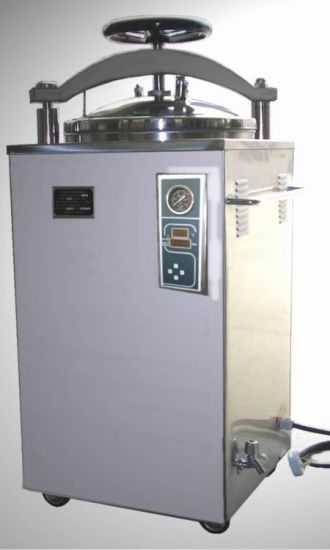Autoclave vertical à haute pression de stérilisateur à vapeur d'affichage numérique