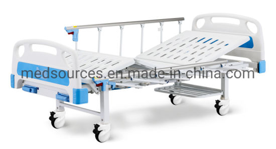 (MS-M310) Lit à deux manivelles lit médical ICU lit d'hôpital manuel