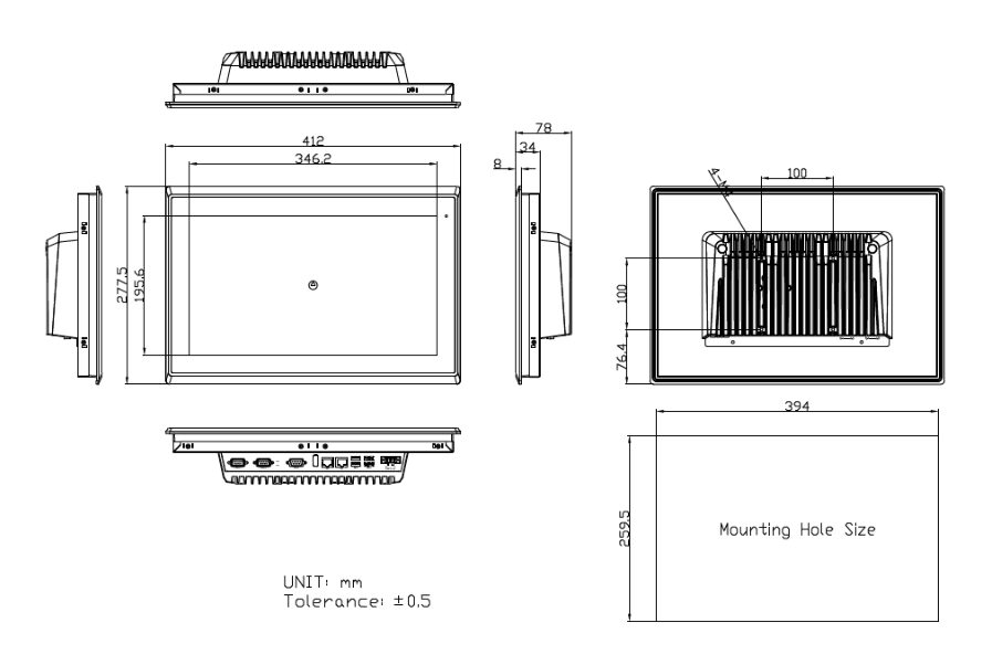 PC com painel Android de 15,6' | VOPC-ARM156.jpg