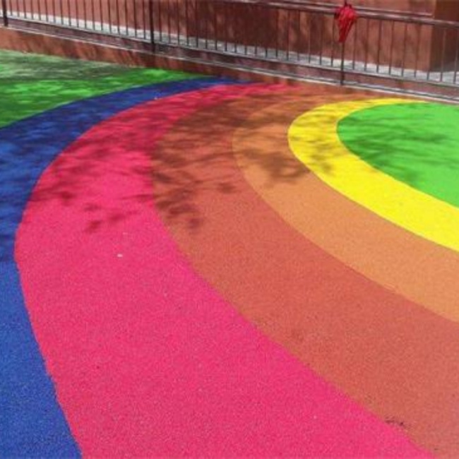 Verouderingsbestendige donkerbruine EPDM-rubberkorrels