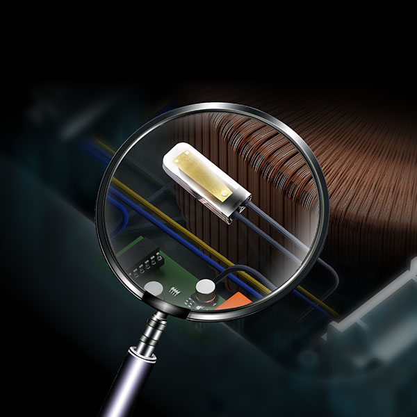 Automatisk termisk overbelastningsbeskyttelsessensor p&aring; Shunhong 2000W til 5000W step-up transformer
